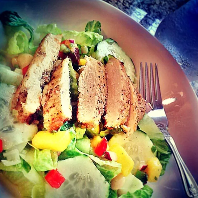 Cajun Chicken Salad with Mango Salsa|& always freshさん