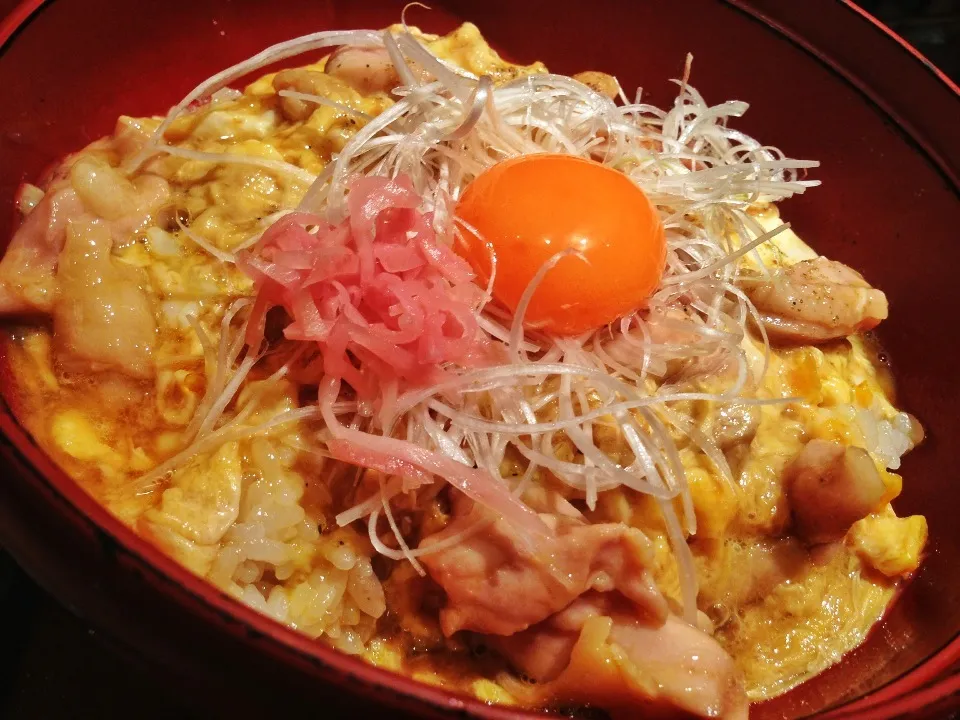 親子丼ひさびさ。|たけうちさん