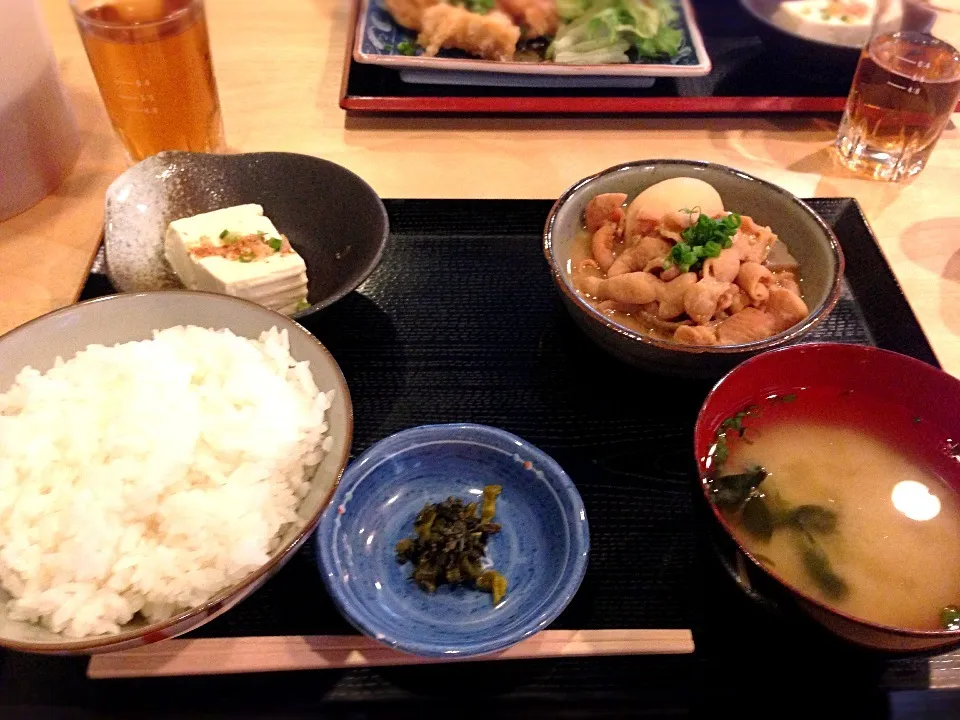 もつ煮込み定食|たけドンさん