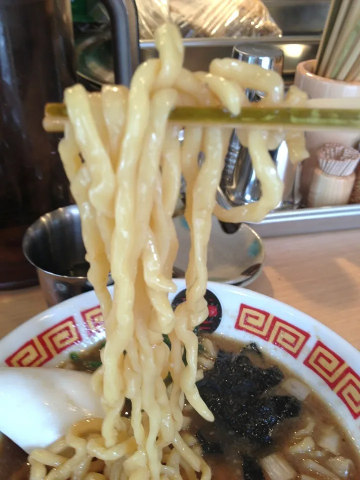 Snapdishの料理写真:煮干ラーメンの麺！|morimi32さん