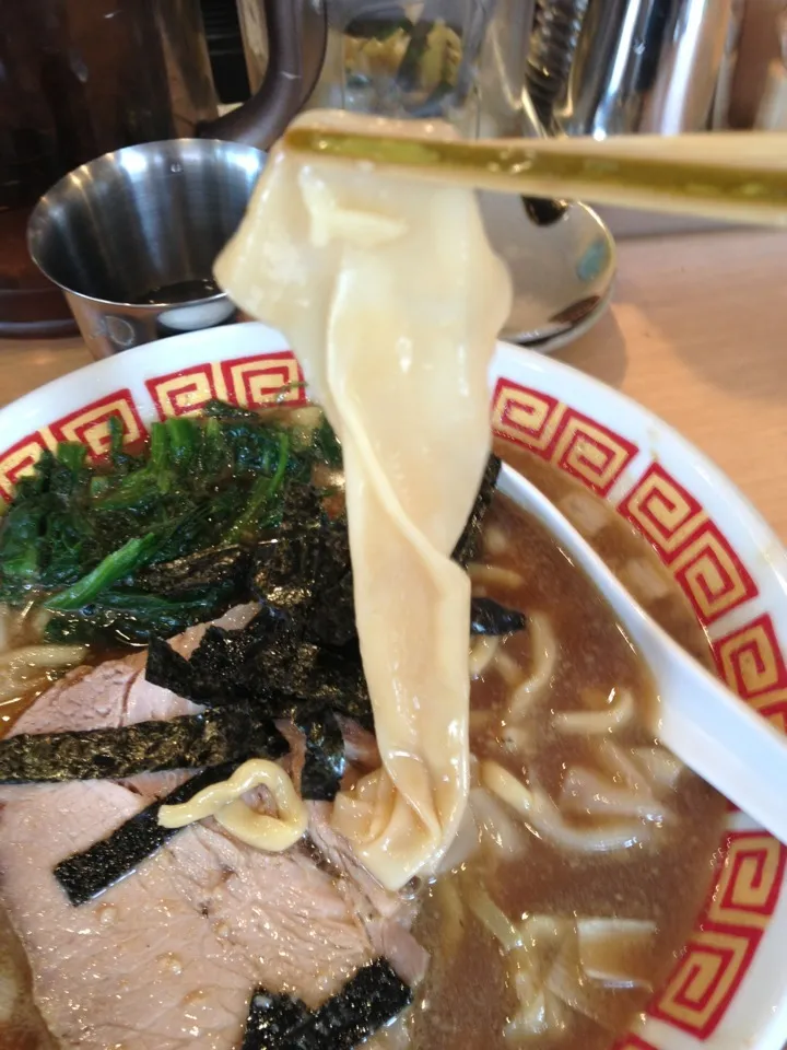 Snapdishの料理写真:煮干ラーメンの麺 その2？|morimi32さん