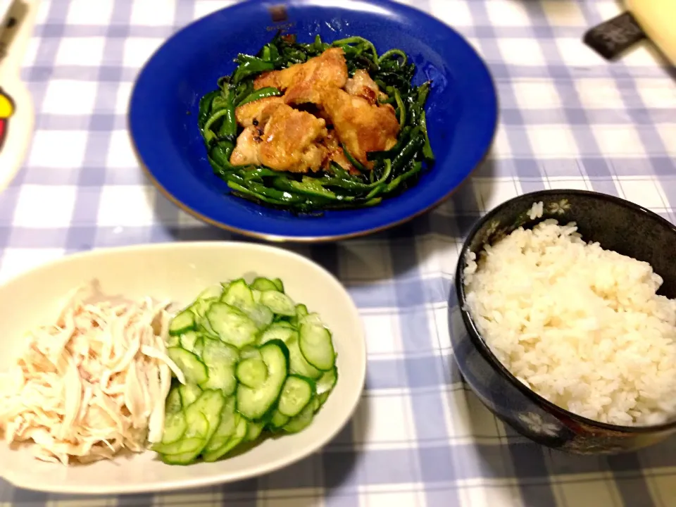 鶏肉のソテーとカロリーoffサラダ|堀田光さん