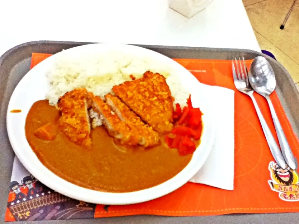 Tonkatsu cury with rice|pimonpakさん