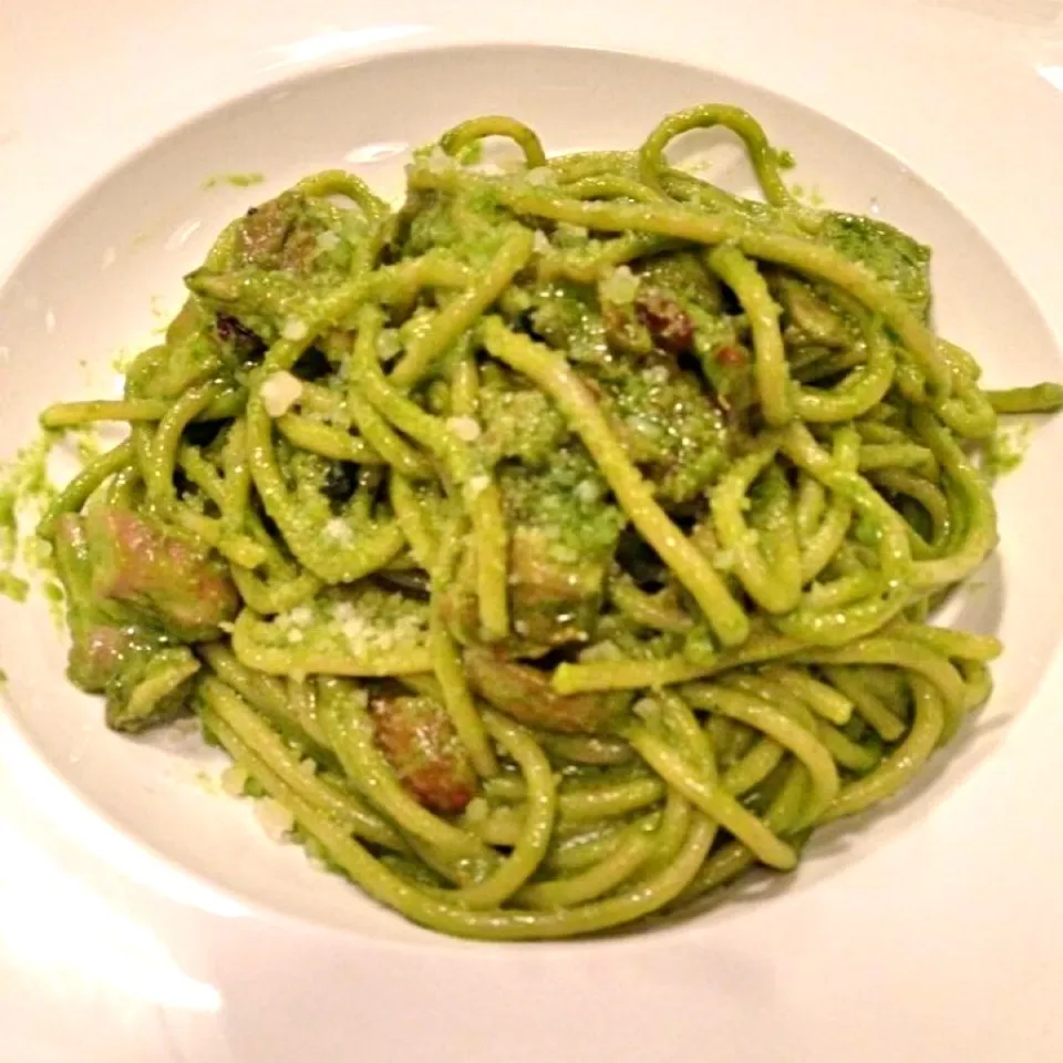 pesto spaghetti|fiofieさん