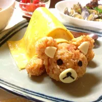 Snapdishの料理写真:夏だ‼キャンプだ‼リラックマ‼|こももさん