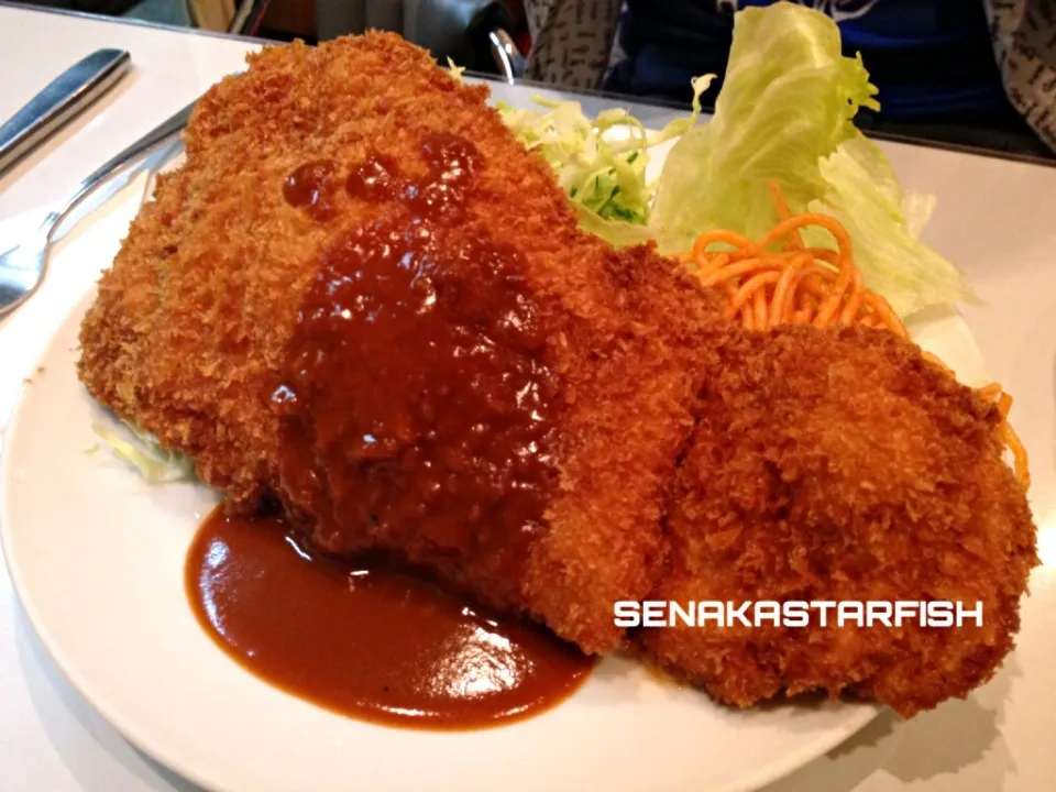 若鶏のカツセット ライス スープつき @シュベスター|愛さん