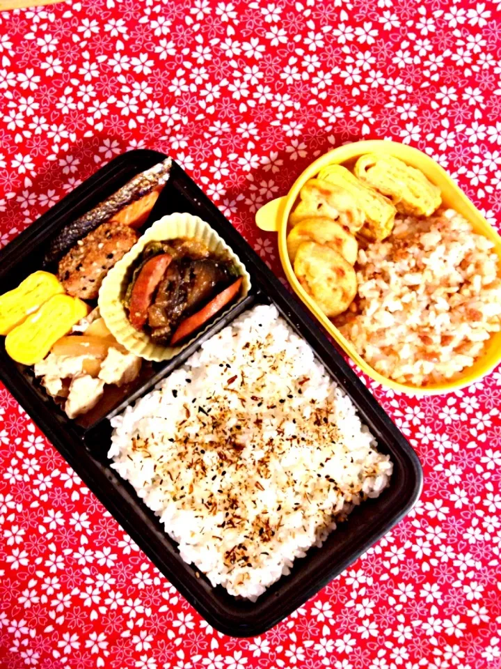 7/3旦那&チビのお弁当|ドナルドさん