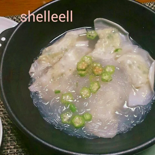 餃子春雨スープ天の川仕立て( ^-^)ノ∠※。.:*:・'°☆|シェリリンさん