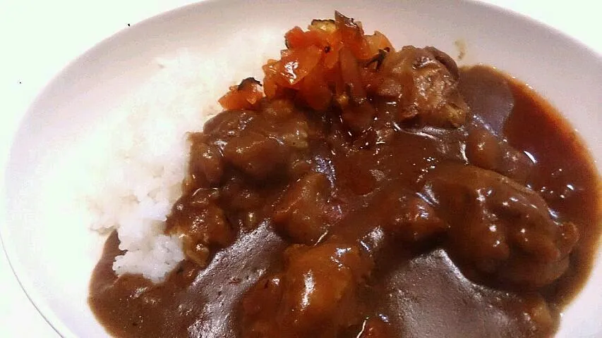 骨付きチキンのカレー|とりとりとりーさん