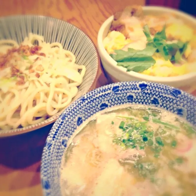 新宿ガーリック塩つけ麺＆他人丼！|shuさん