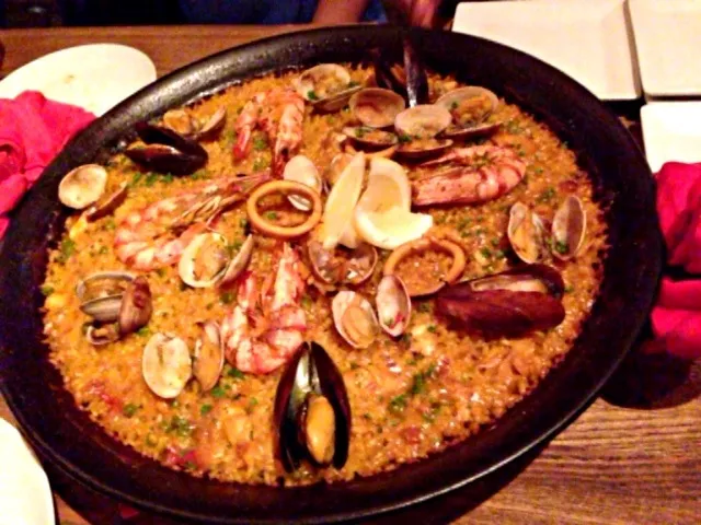 Una paella de mariscos|wiggyさん