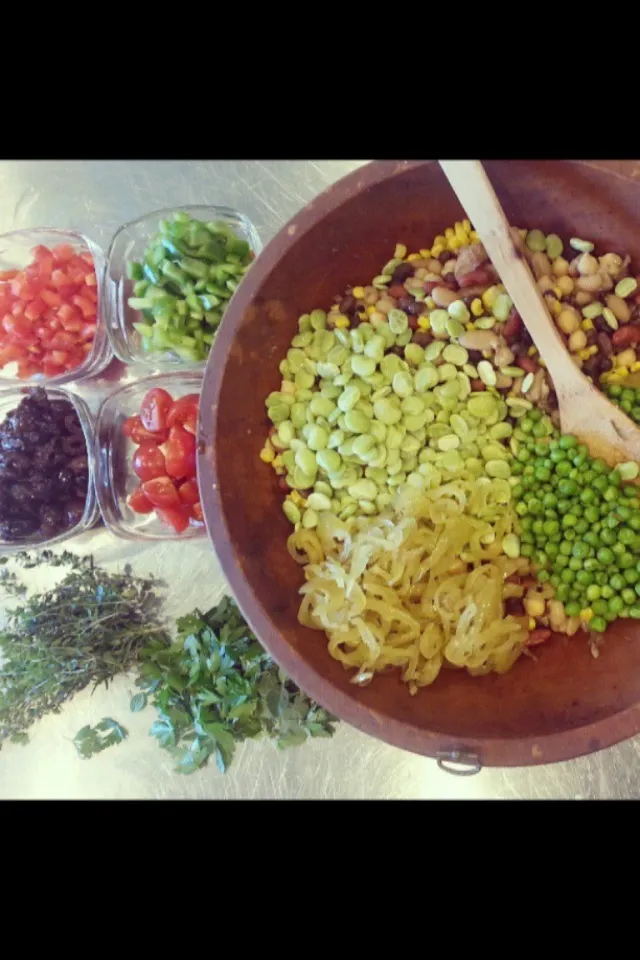 Uncle Gary's Gourmet Peppers bean salad|Gary Langerさん