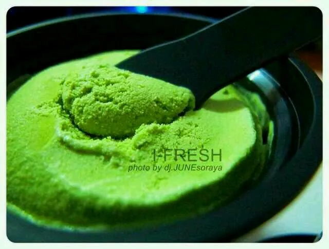 Snapdishの料理写真:Green tea ice cream : I fresh|JuneSorayaさん