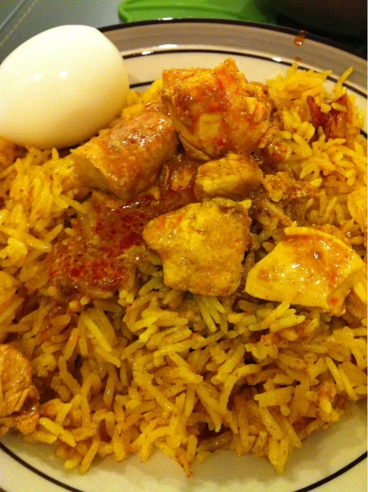 Briyani rice with chicken curry|Darren Loさん