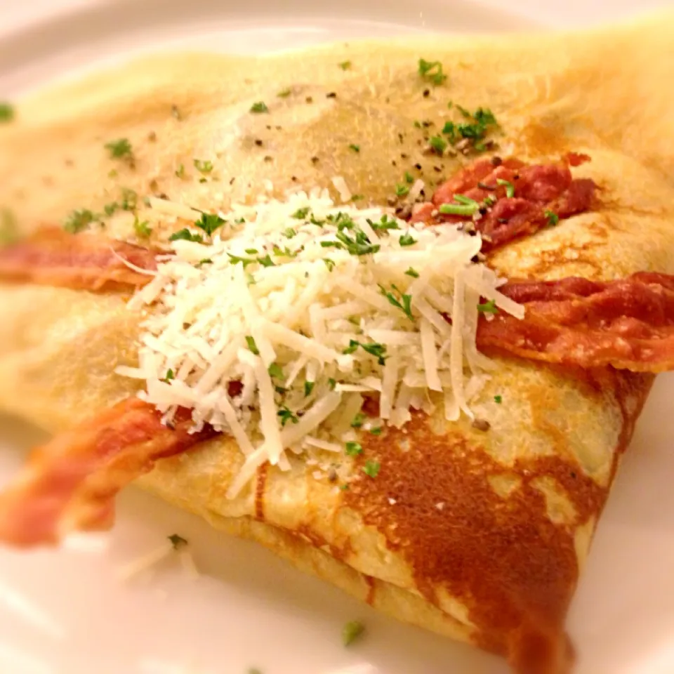 Crepe  ham & cheese|mee aphipongさん