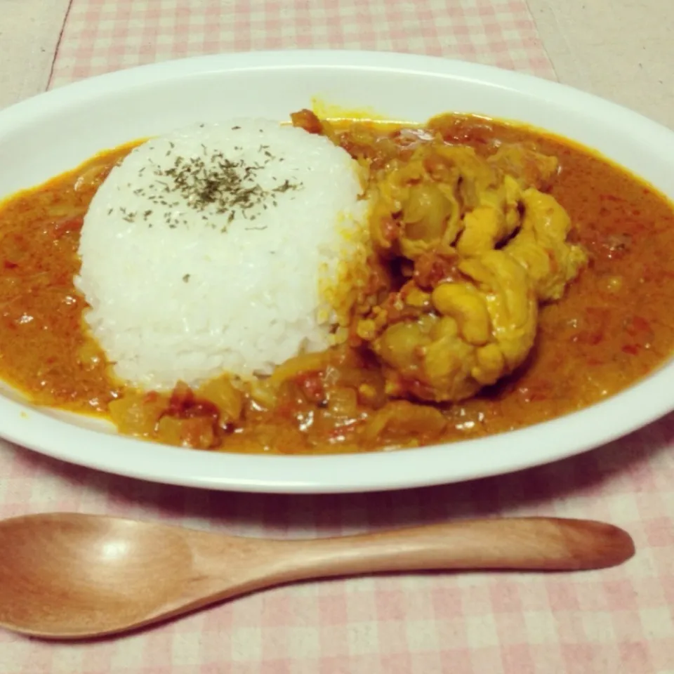 チキンカレー作ってみた(*'.'*) この味大好き！！これからは、カレーはこれヽ(｀･ω･´)ﾉ|tomoeさん