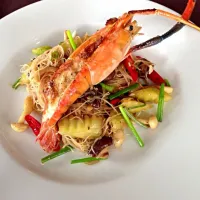 river prawn fried noodle|achita thakurさん