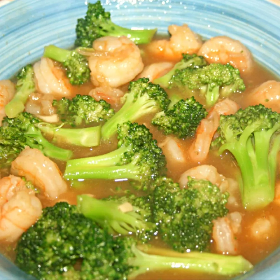 Shrimp with broccoli|Indie Starさん