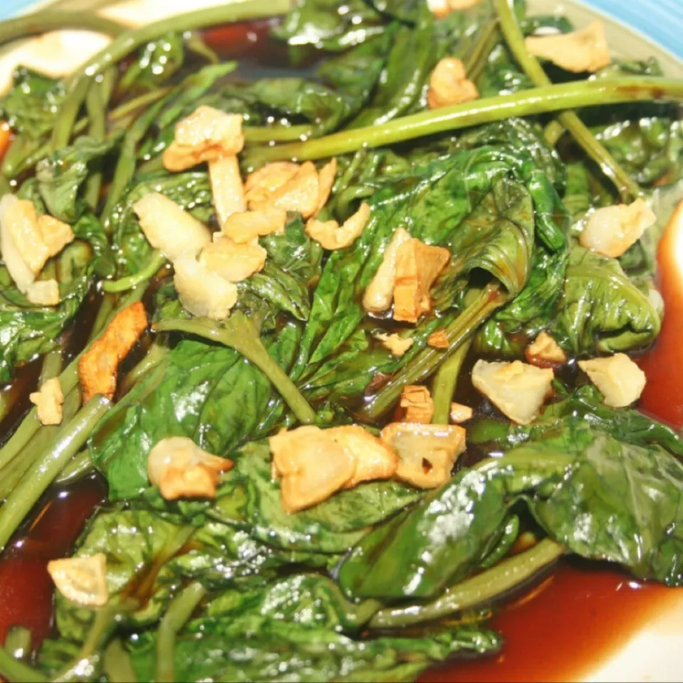 Kangkong in oyster sauce|Indie Starさん