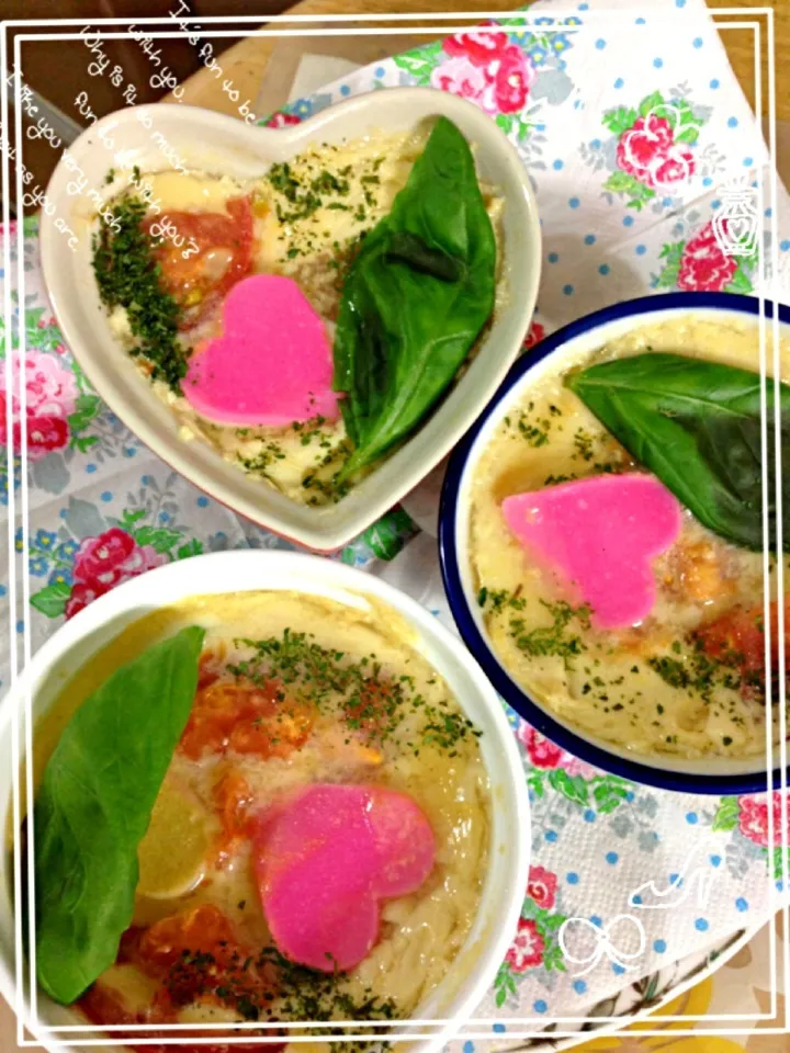 Snapdishの料理写真:イタリアン🇮🇹茶碗蒸し♡|♥DaiA♦さん