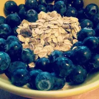 muesli with blueberries|수정さん