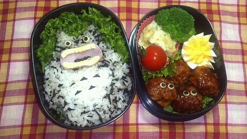 Snapdishの料理写真:トトロキャラ弁|池田円香さん