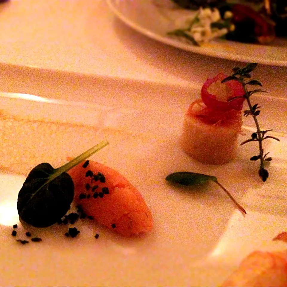 Snapdishの料理写真:Salmon & scallop mousse @ Tutto Bello|Larry Chuさん