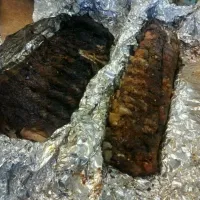 Snapdishの料理写真:slow grilled ribs.. first time I've cooked em|Carlaさん