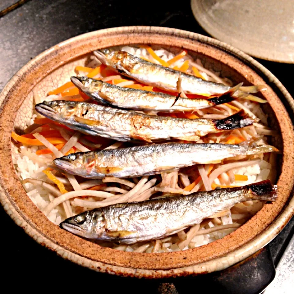 稚鮎土鍋御飯|炊かれたいオトコ おこん 小栁津さん