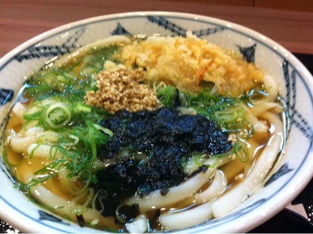 Snapdishの料理写真:胡麻ねぎうどん420円|PegaOさん