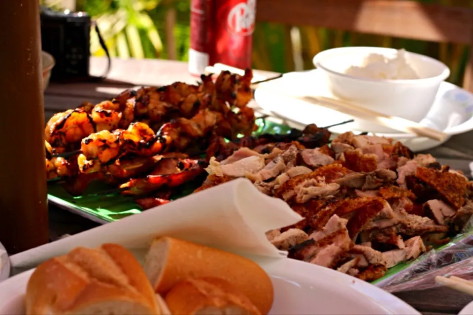 Vietnamese grilled pork and shrimp. Braised pork|Sarah Mahoneyさん