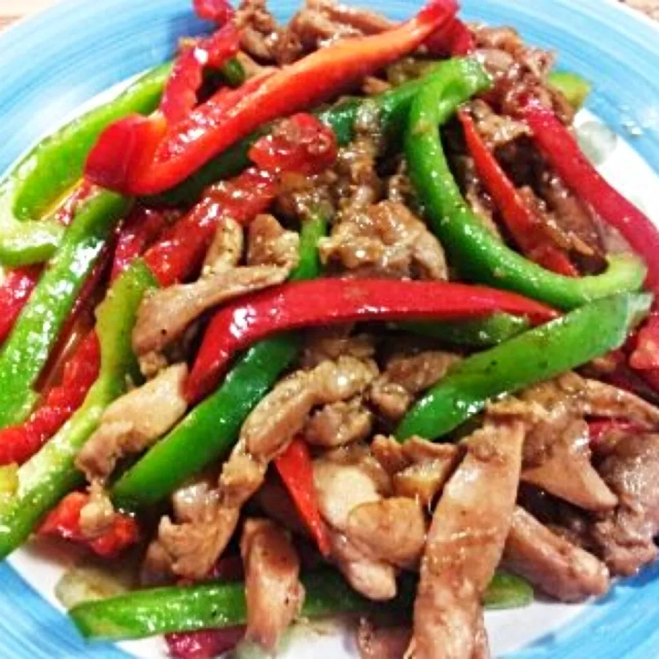 Asian chicken stir-fry|Indie Starさん