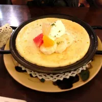 Snapdishの料理写真:ぐりとぐらパンケーキ♡|みはた はるかさん