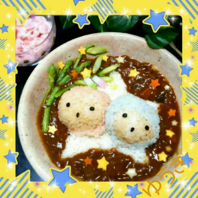 Snapdishの料理写真:七夕カレー☆|ゆうきさん