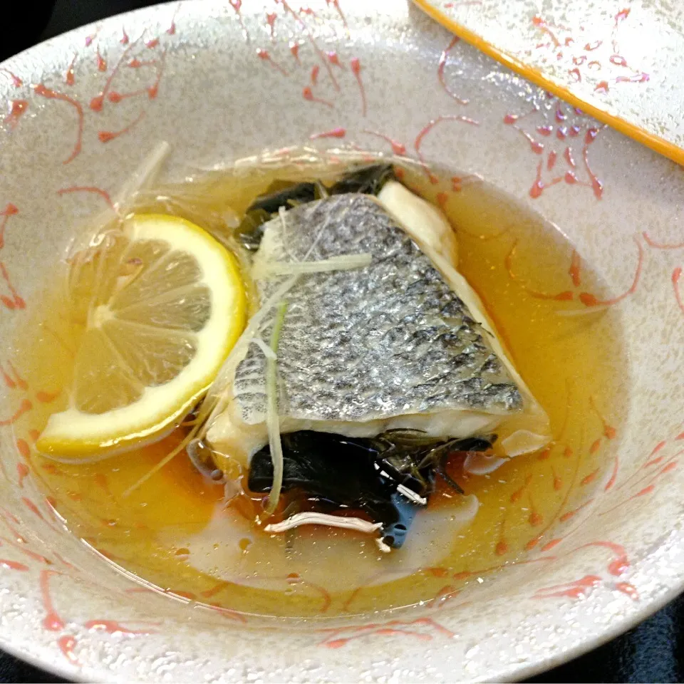 蓋物 スズキ香草蒸し|岩﨑 正勝さん