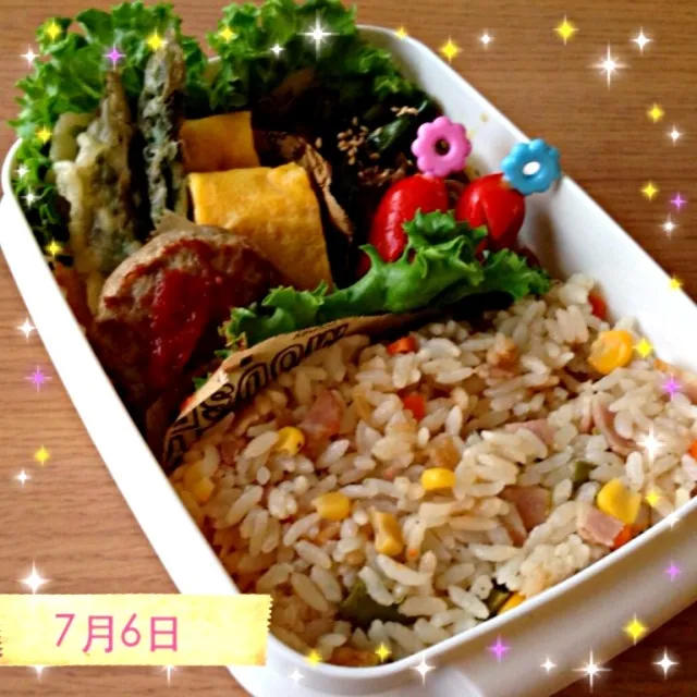 7月6日 ＊男子弁当＊|ふりる♫さん