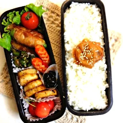 Snapdishの料理写真:旦那サマのお弁当|ゆりっぺ⋆*❁さん