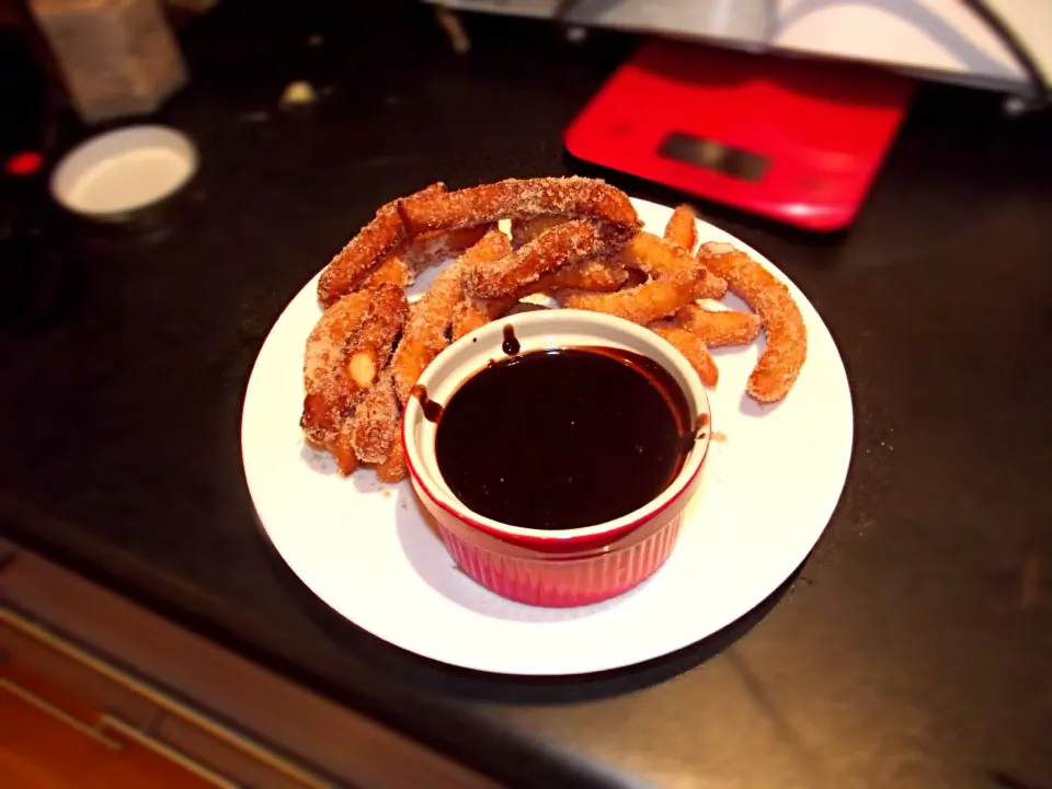 Churros con chocolate|kipper's kitchenさん