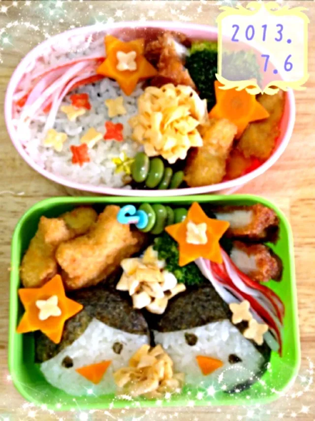 七夕のお弁当|もっさんさん