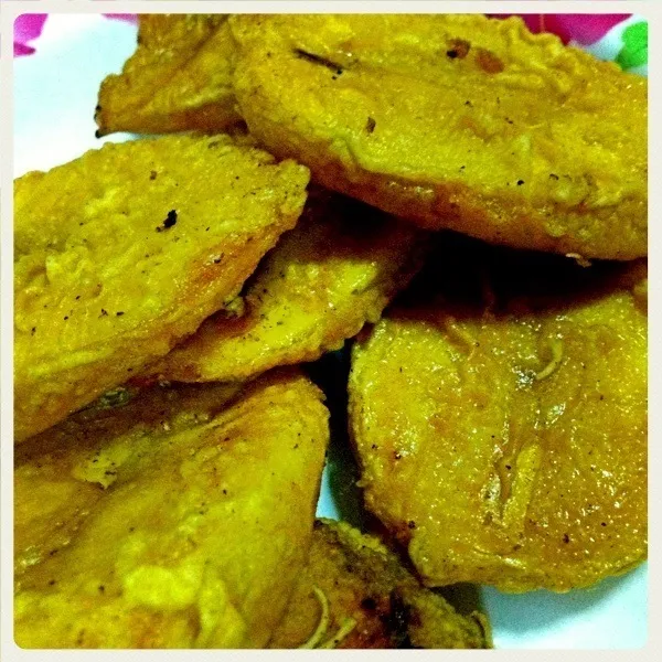 Mom's Deep-fried sliced Plantain.|@projecthoneypotさん