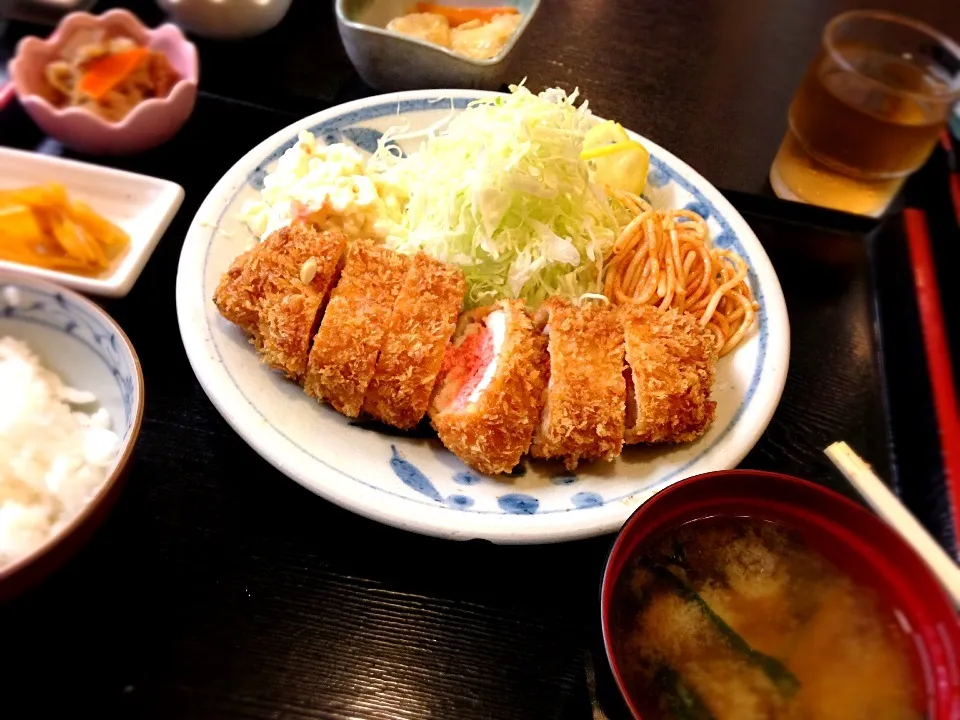 明太子チキンカツ定食|naoko shimoshimbaraさん