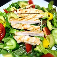 Snapdishの料理写真:Grilled Chicken Salad|6畳フィットネスさん