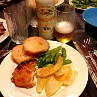 Snapdishの料理写真:鶏腿肉のビール煮（≧∇≦）|mariaichigoさん