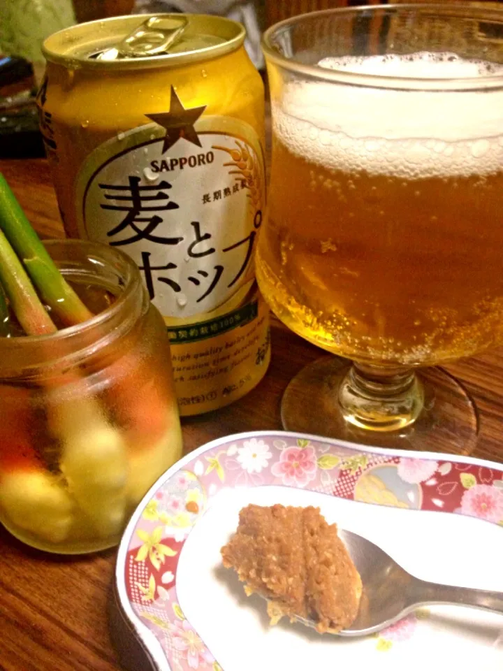 Snapdishの料理写真:谷中生姜で、一杯‼|sakumaさん