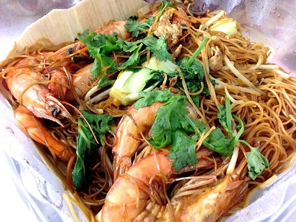 Fried Mee Sua with prawns|Amelia Puahさん