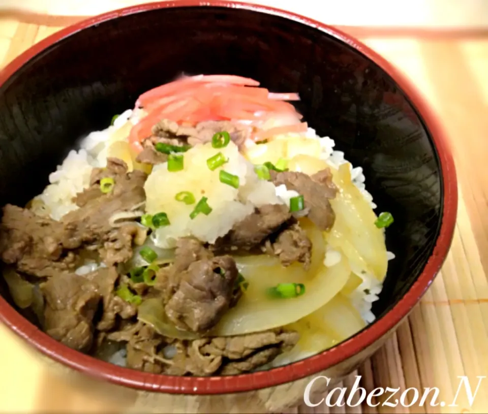 今日の賄い  俺のおろし牛丼|Cabezon.Nakamuraさん