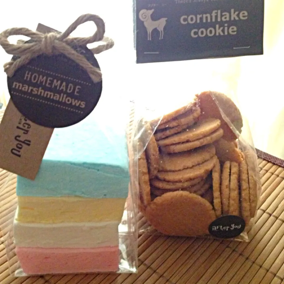 marshmallow & cornflake cookies|Cloudy Gさん