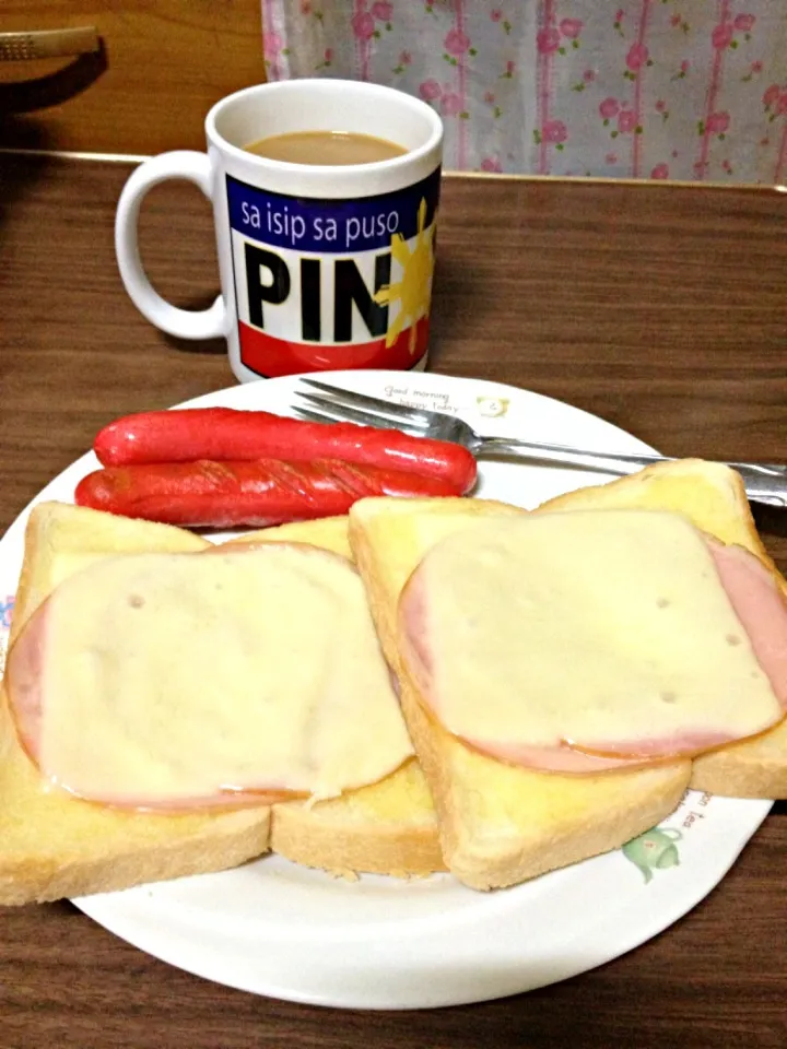 ham w/ chiz & PF hotdog|Anne Satoさん