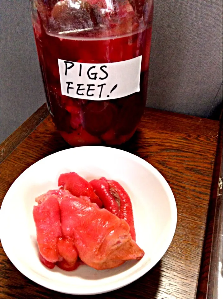 豚足のピクルス！ 😱Pickled Pigs Feet 😫           .|yorikoさん