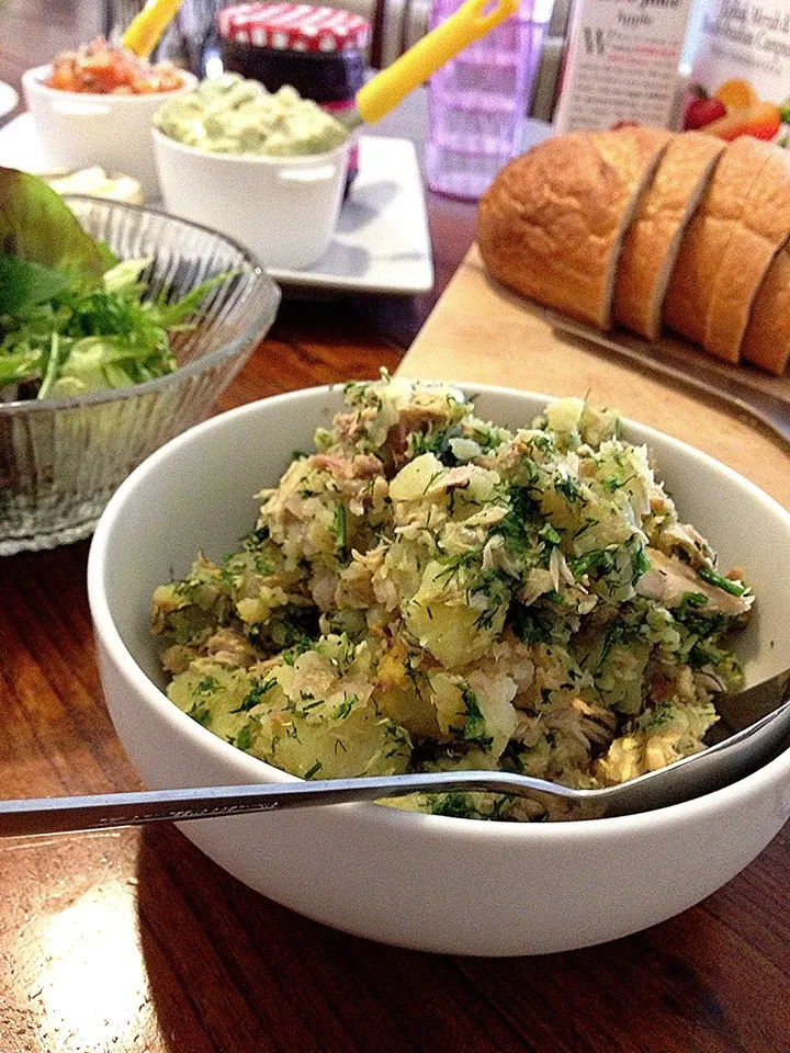 Potato salads w/ Tuna n Dill ツナとディルのポテトサラダ|Yuka Nakataさん